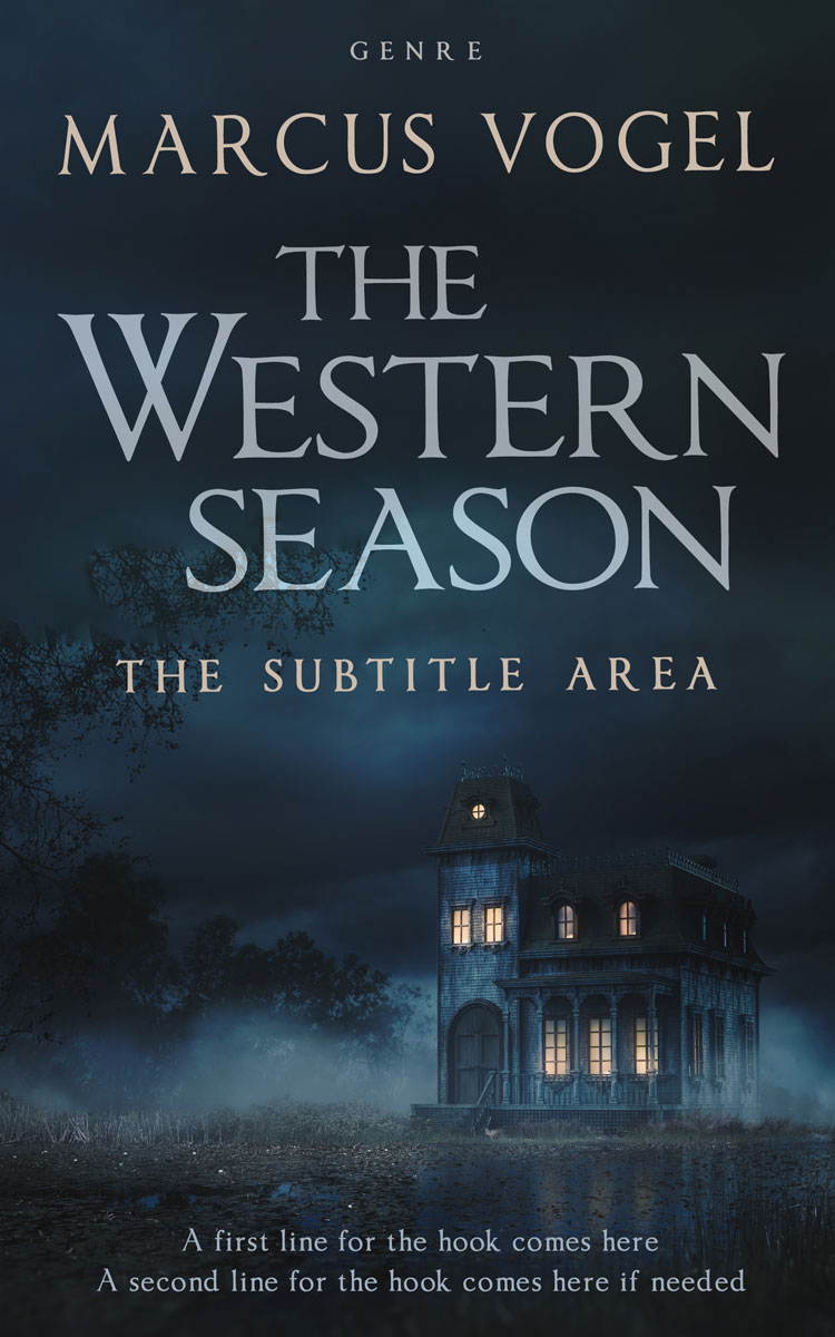 2D view of Ebony Clay #24604 - Premade Horror Book Cover