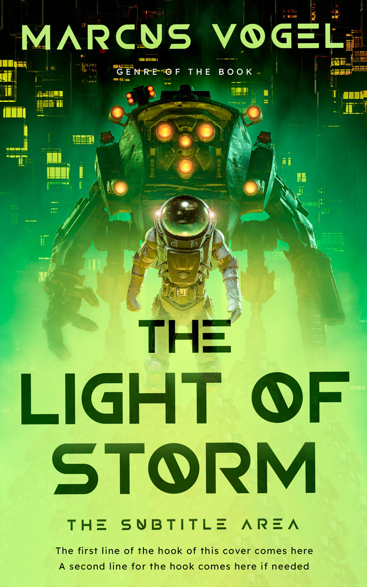 2D view of Premade Science Fiction Book Cover - Sulu