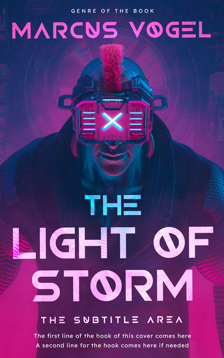 2D view of Jacarta #24626 - Premade Science Fiction Book Cover