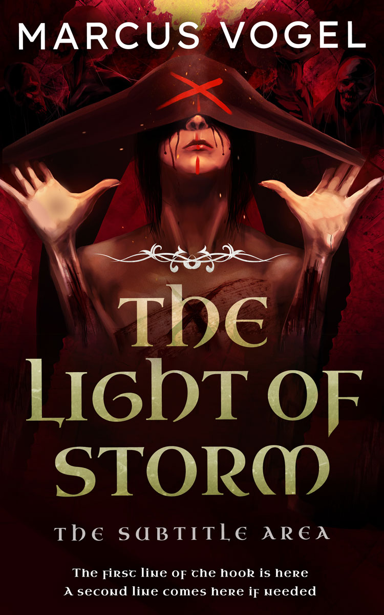 2D view of Graphite #24643 - Premade Fantasy Book Cover