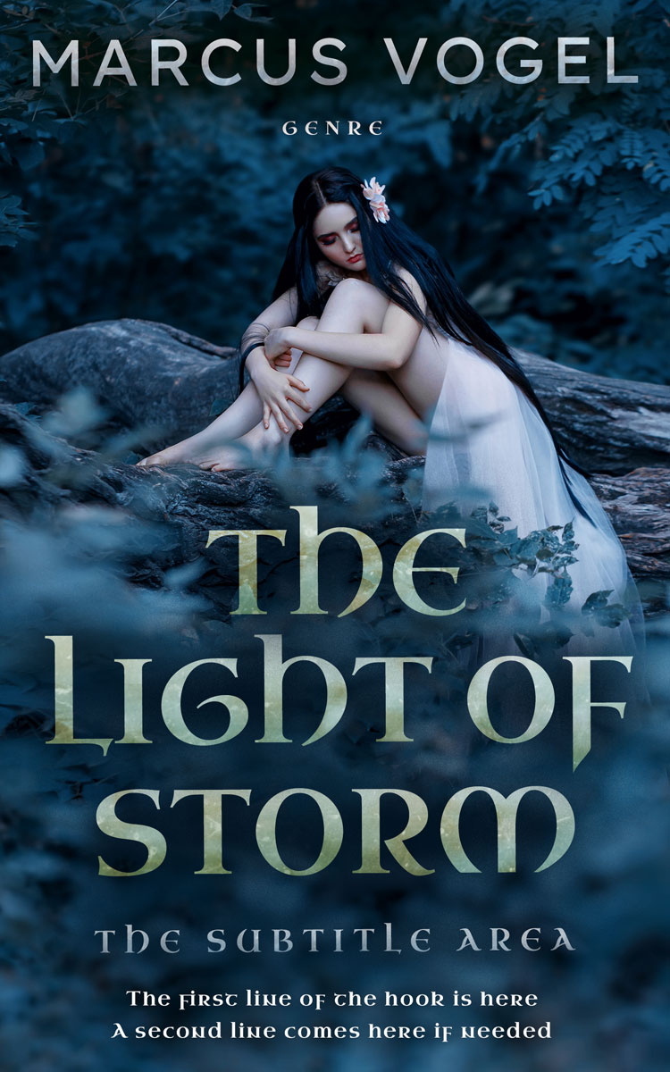 2D view of Elephant #24651 - Premade Fantasy Book Cover