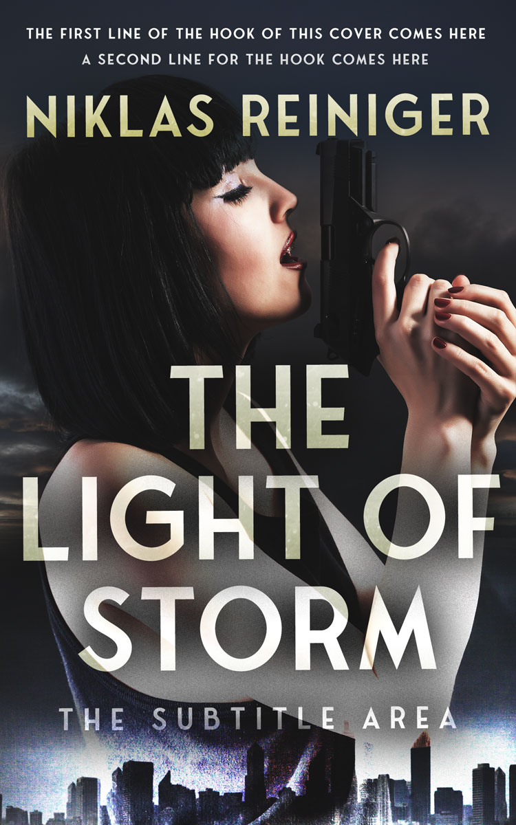 2D view of Shark #24654 - Premade Mystery & Thriller & Suspense Book Cover