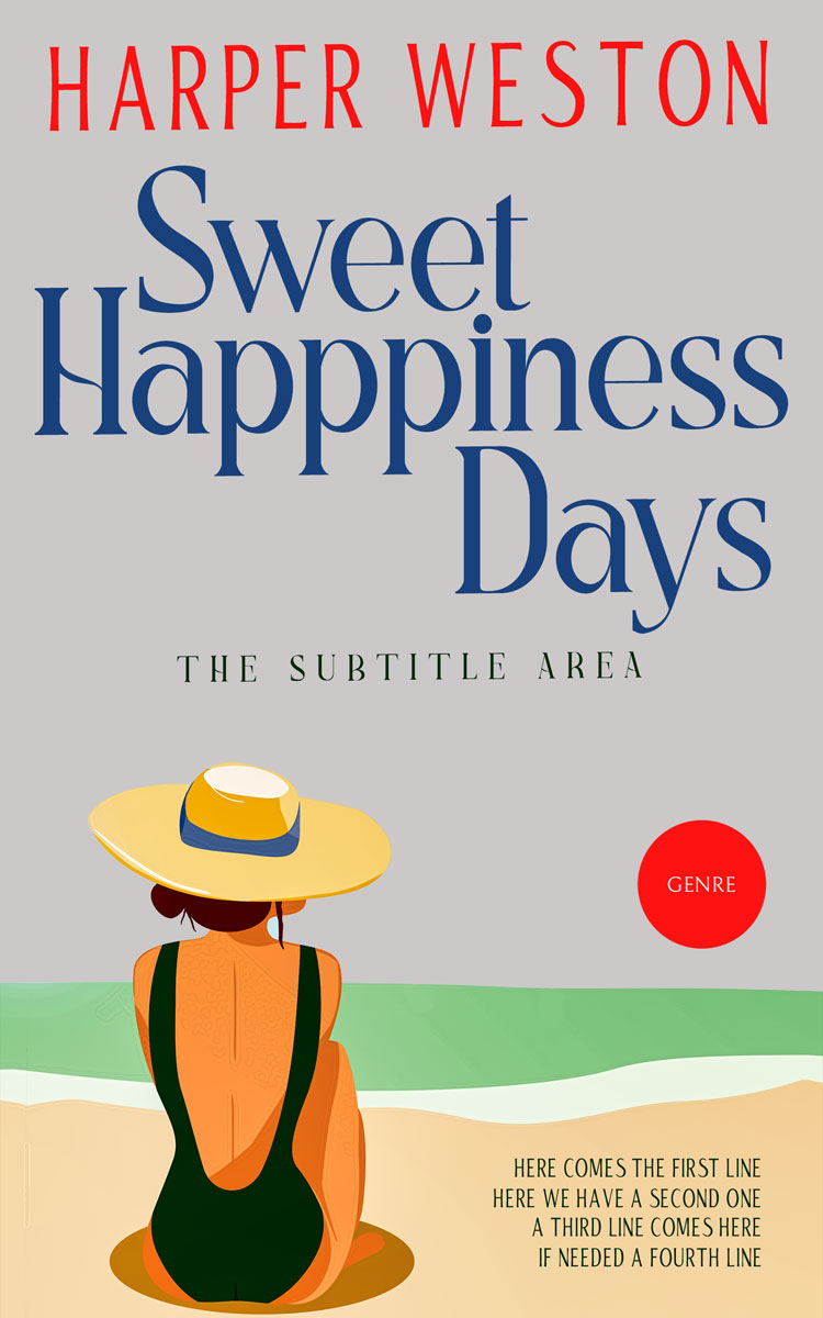 2D view of Sisal #24673 - Premade Travel Book Cover | BookCoverZone