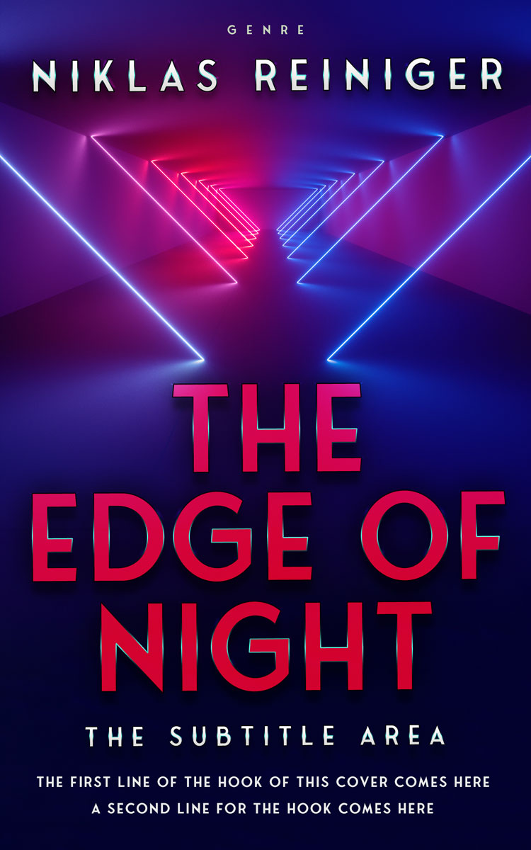 2D view of Violet #24688 - Premade Science Fiction Book Cover