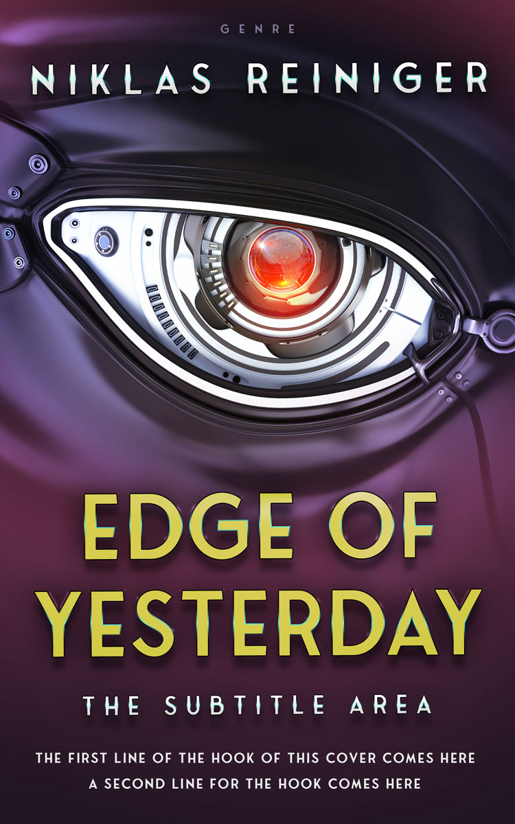 2D view of Thunder #24689 - Premade Science Fiction Book Cover