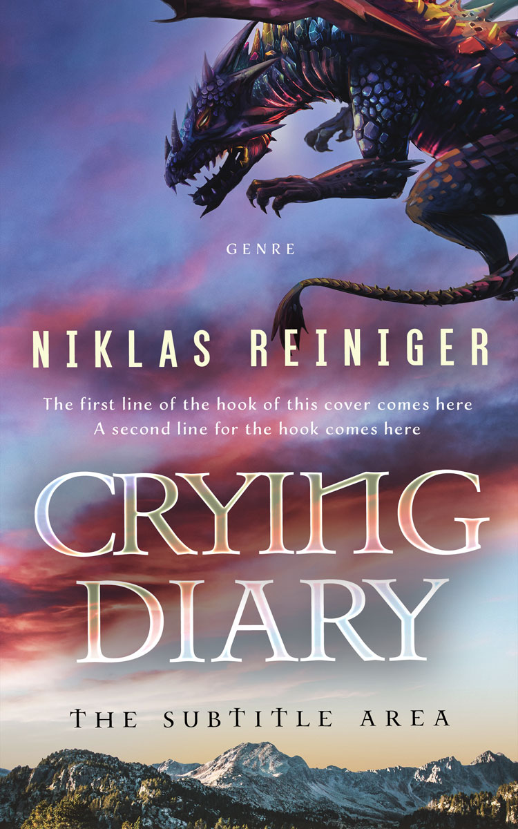 2D view of Premade Fantasy Book Cover - Rum