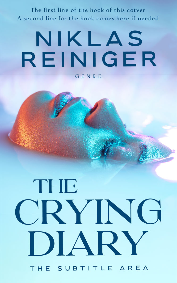 2D view of Premade Health & Mind & Body Book Cover - Blizzard Blue