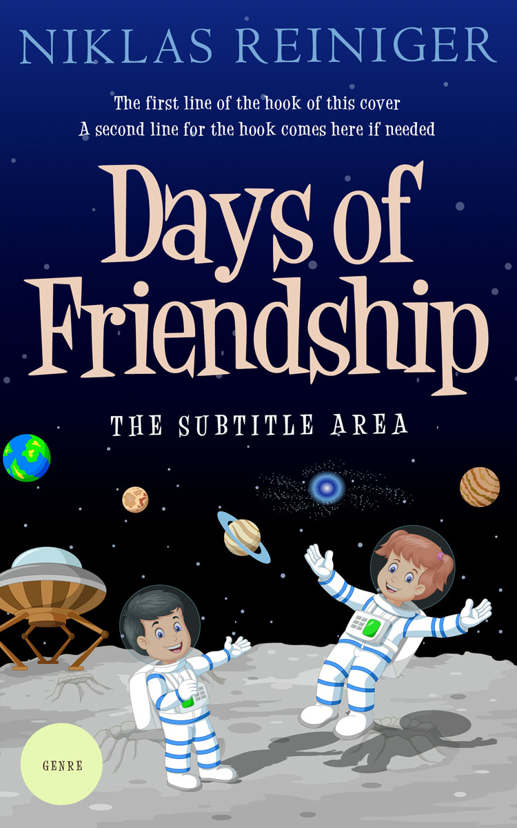 2D view of Violet #24781 - Premade Children's Book Cover