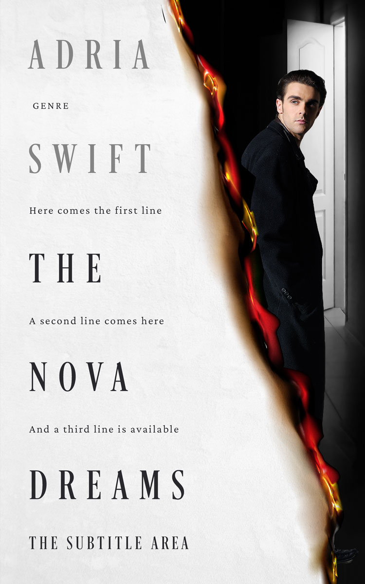 2D view of Premade Mystery & Thriller & Suspense Book Cover - Cocoa Brown