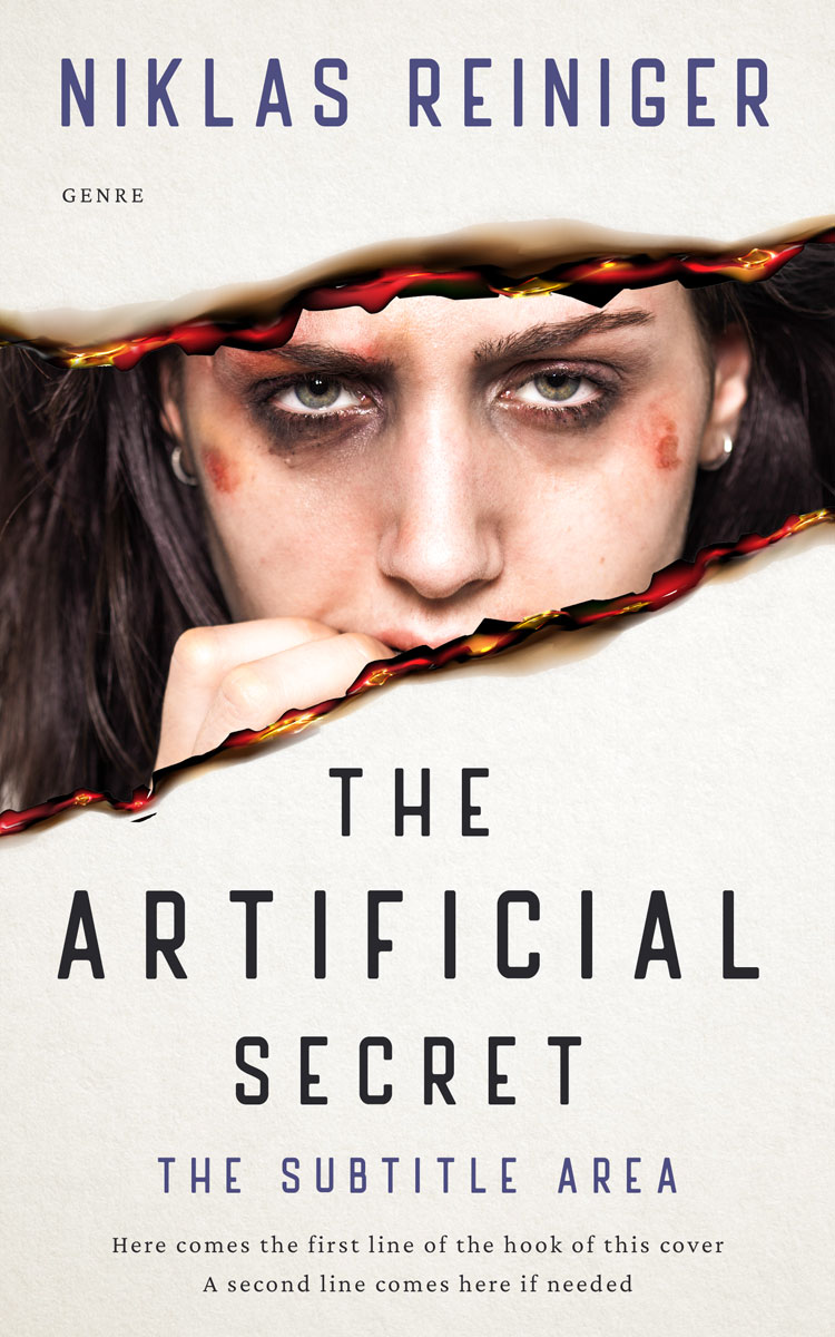 2D view of Cocoa Brown #24795 - Premade Erotica Book Cover