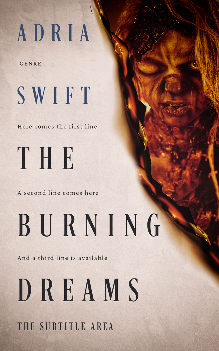 2D view of Premade Horror Book Cover - Wafer