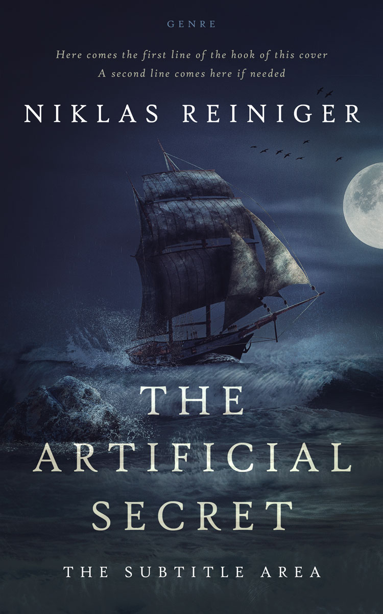 2D view of Ebony Clay #24829 - Premade Historical Book Cover