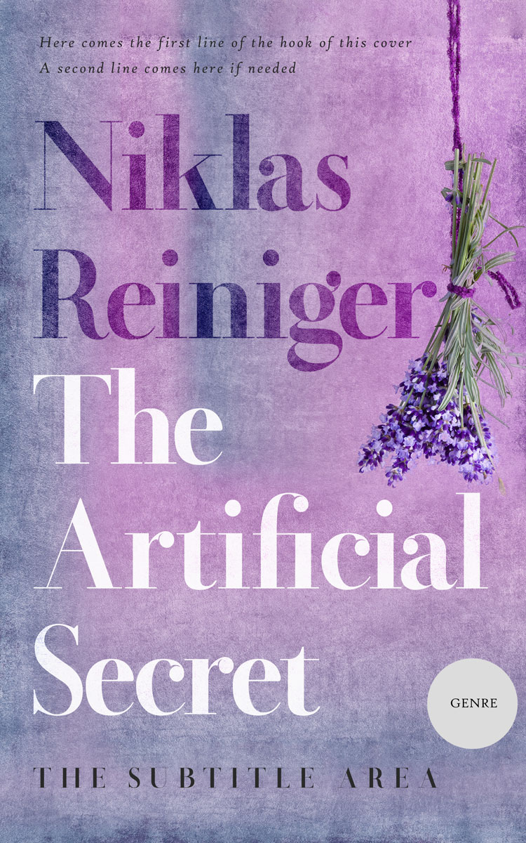 2D view of Amethyst Smoke #24843 - Premade Health & Mind & Body Book Cover