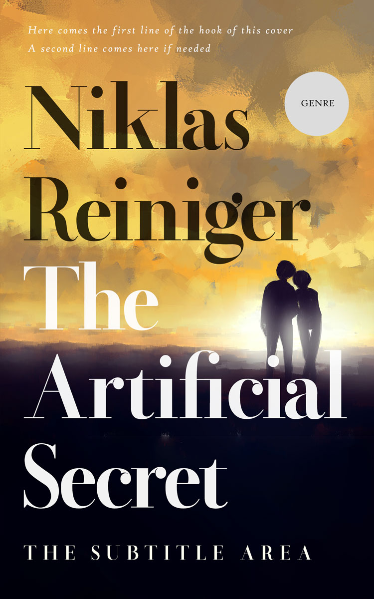 2D view of Cinder #24845 - Premade Romance Book Cover