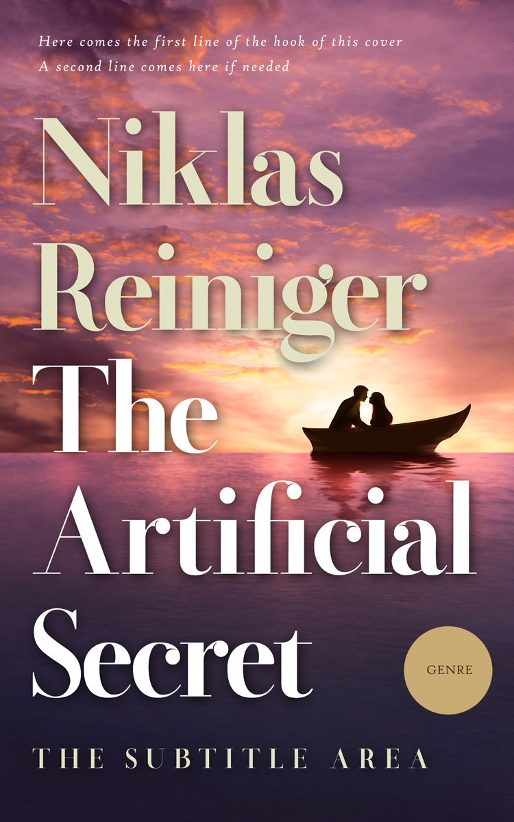 2D view of Au Chico #24853 - Premade Romance Book Cover