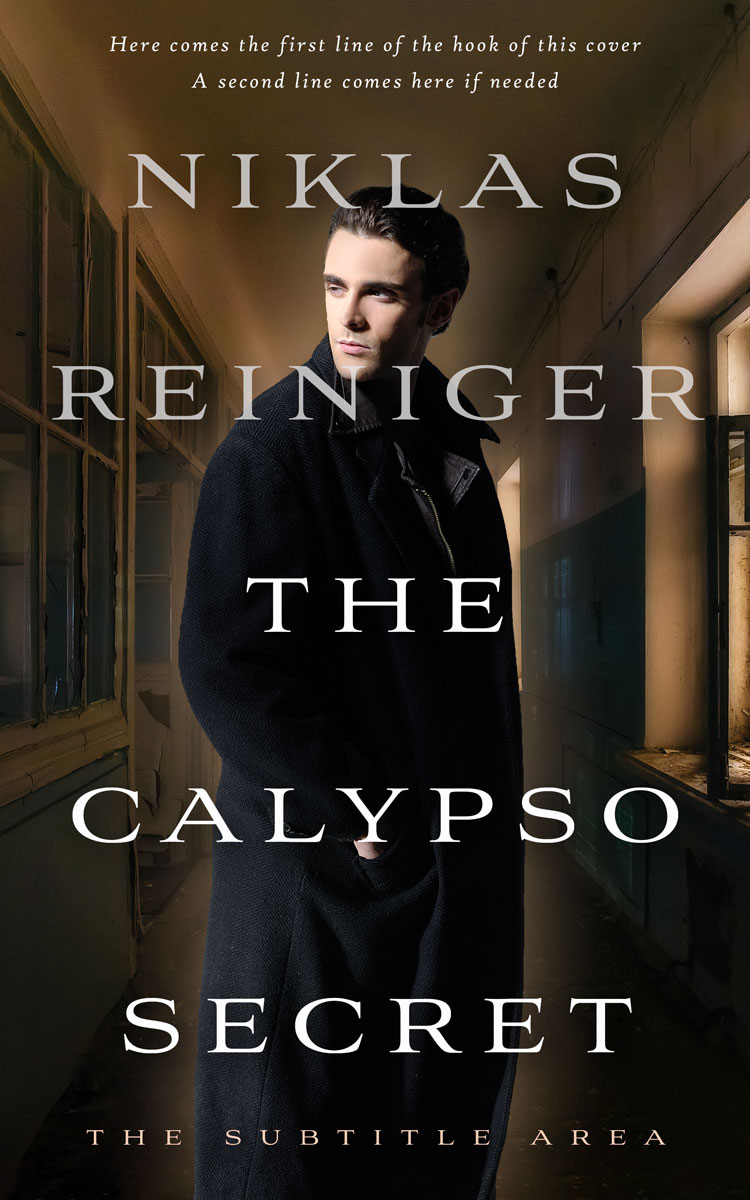 2D view of Premade Mystery & Thriller & Suspense Book Cover - Zeus