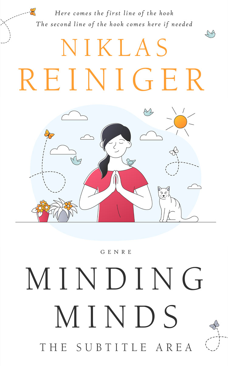 2D view of Black Squeeze #24877 - Premade Health & Mind & Body Book Cover