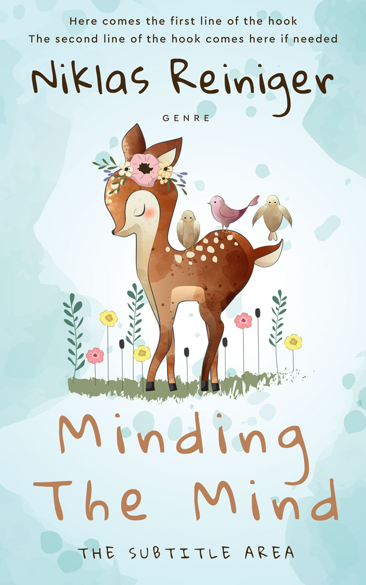 2D view of Swans Down #24882 - Premade Nature Book Cover