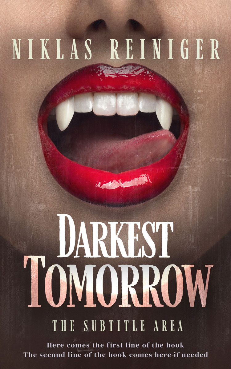 2D view of Roman Coffee #24897 - Premade Horror Book Cover