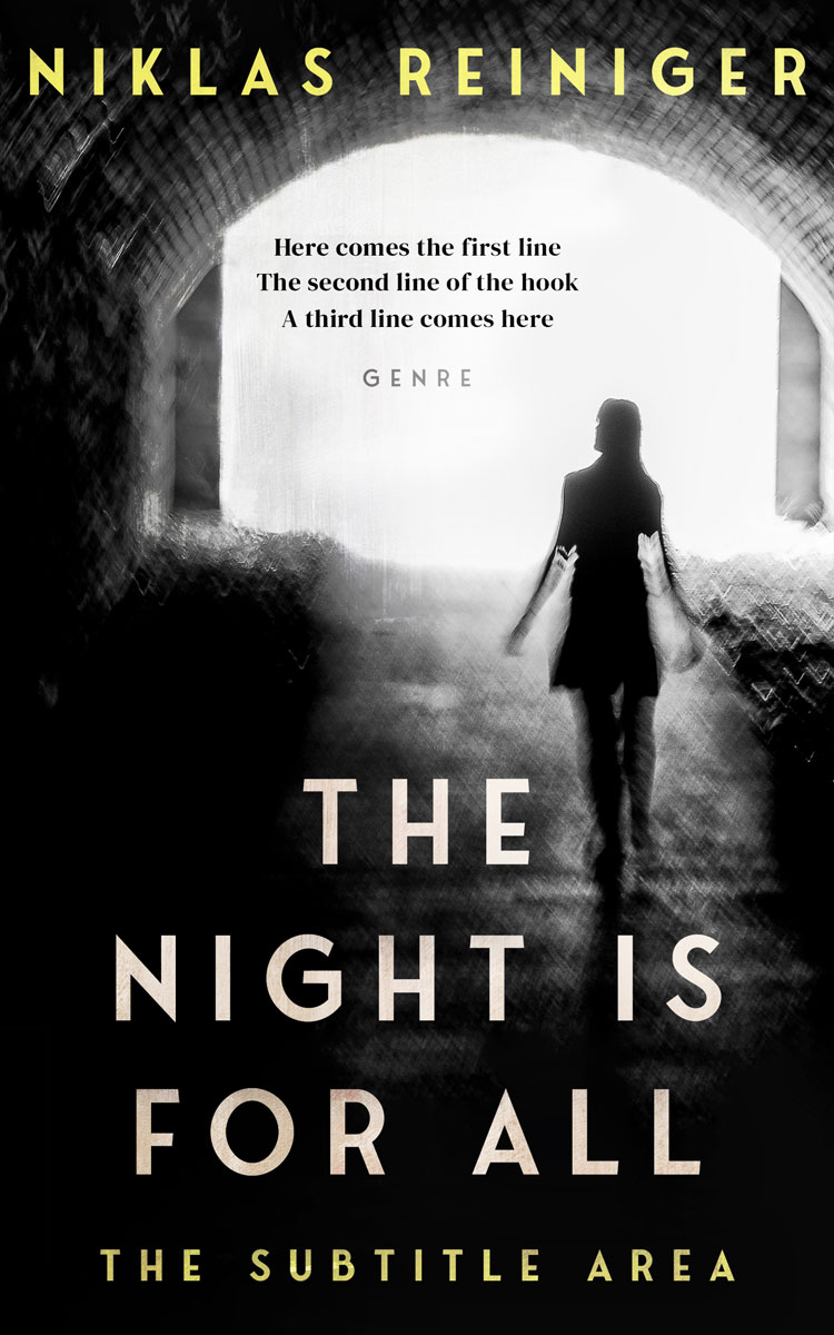 2D view of Premade Mystery & Thriller & Suspense Book Cover - Cod Gray