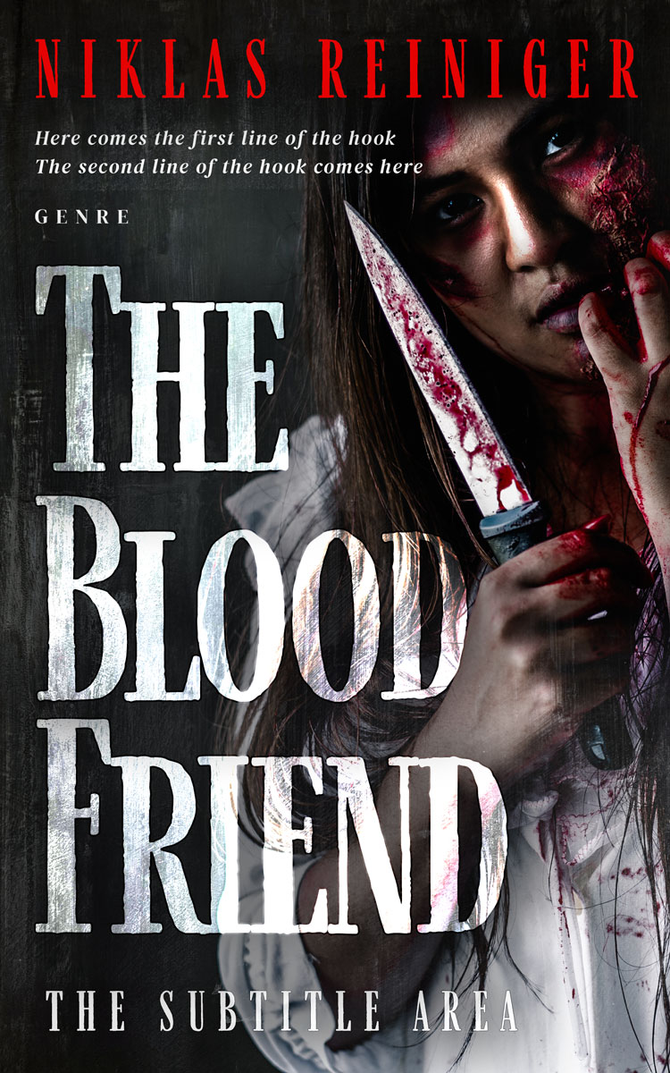 2D view of Cold Turkey #24919 - Premade Horror Book Cover