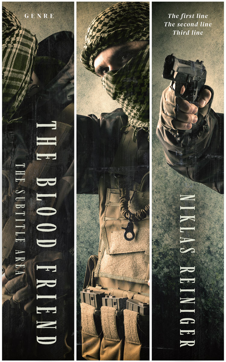 2D view of Heavy Metal #24921 - Premade Mystery & Thriller & Suspense Book Cover