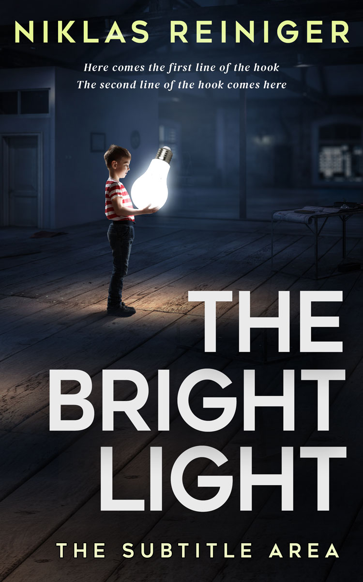 2D view of Premade Children's Book Cover - Mirage