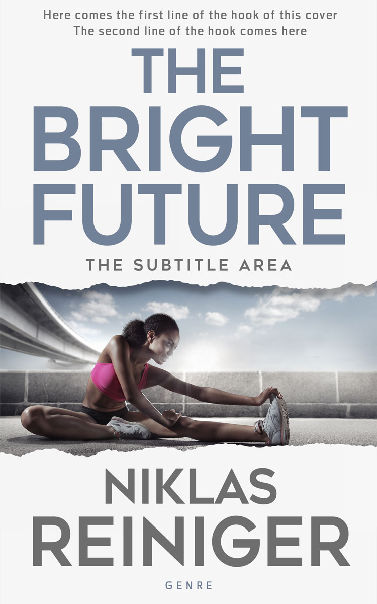 2D view of Mid Gray #24940 - Premade Health & Dieting & Fitness Book Cover