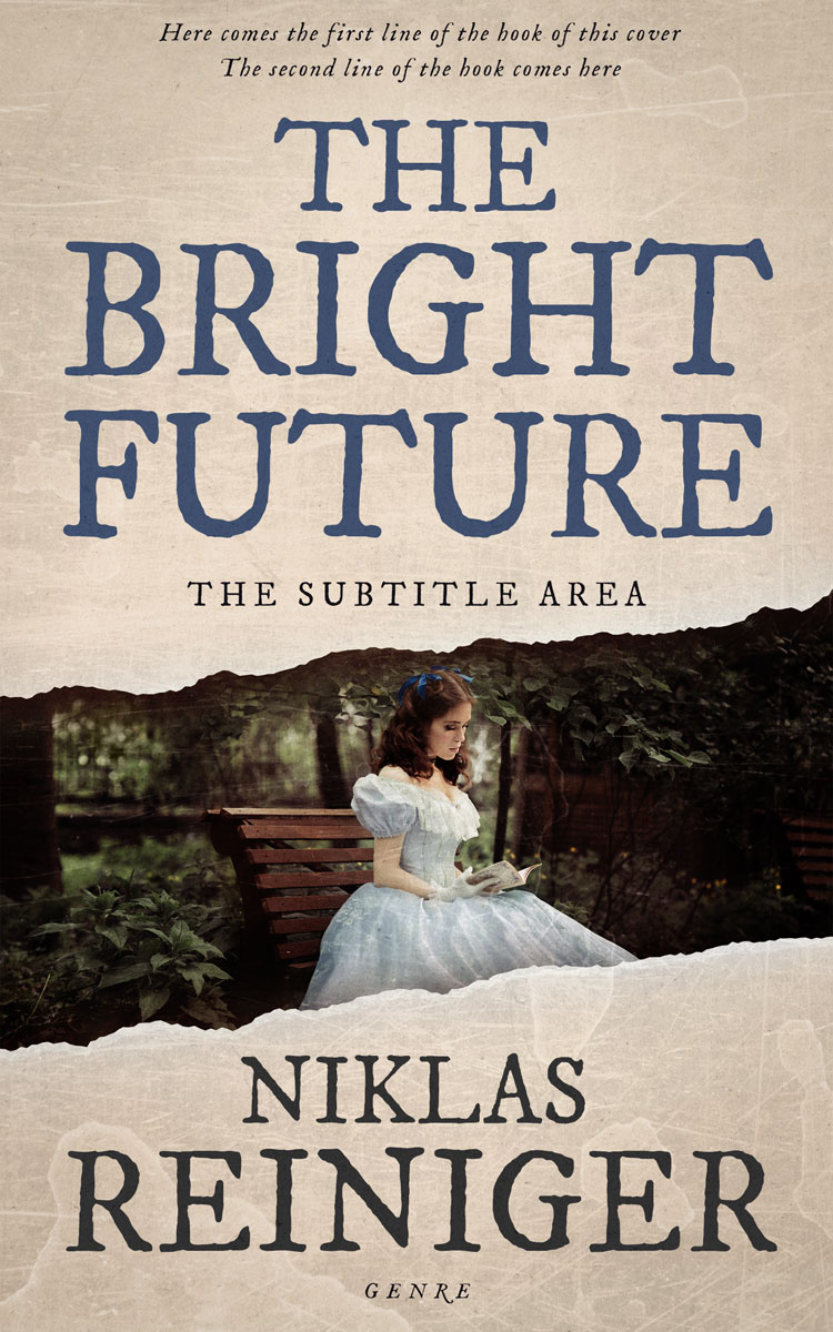 2D view of Premade Romance Book Cover - Thunder