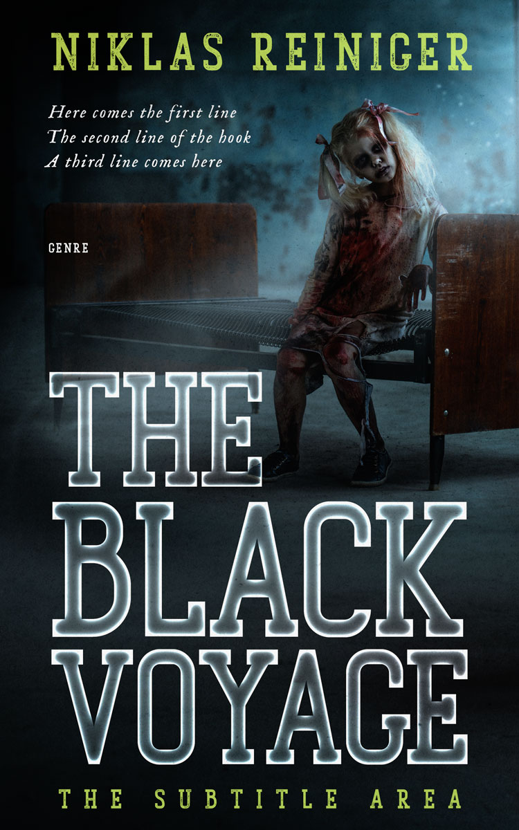 2D view of Shark #24961 - Premade Horror Book Cover