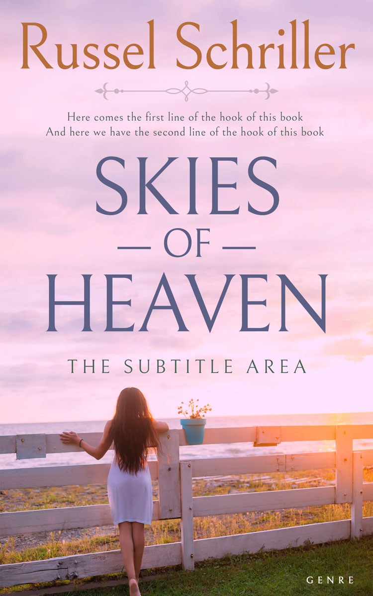 2D view of Premade Romance Book Cover - We Peep