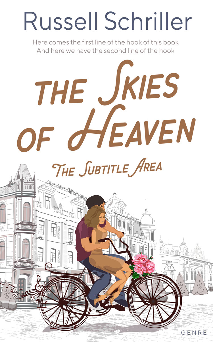 2D view of Swirl #25049 - Premade Romance Book Cover