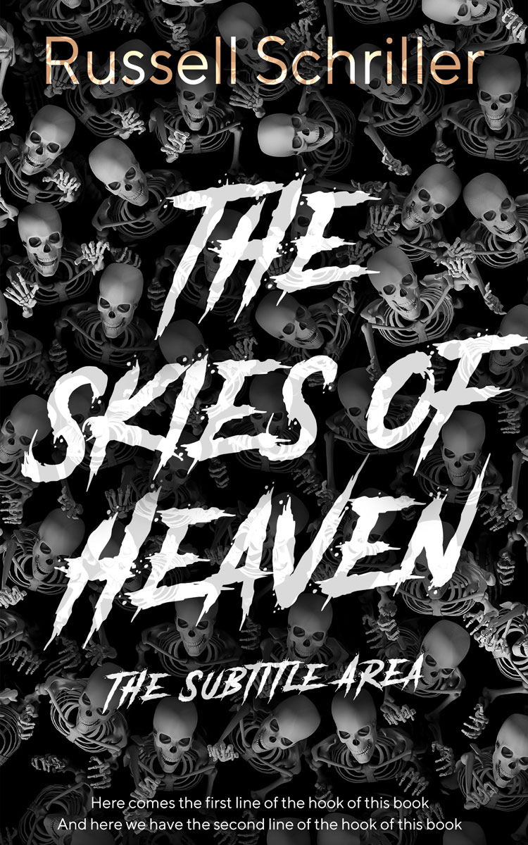 2D view of Cod Gray #25055 - Premade Horror Book Cover