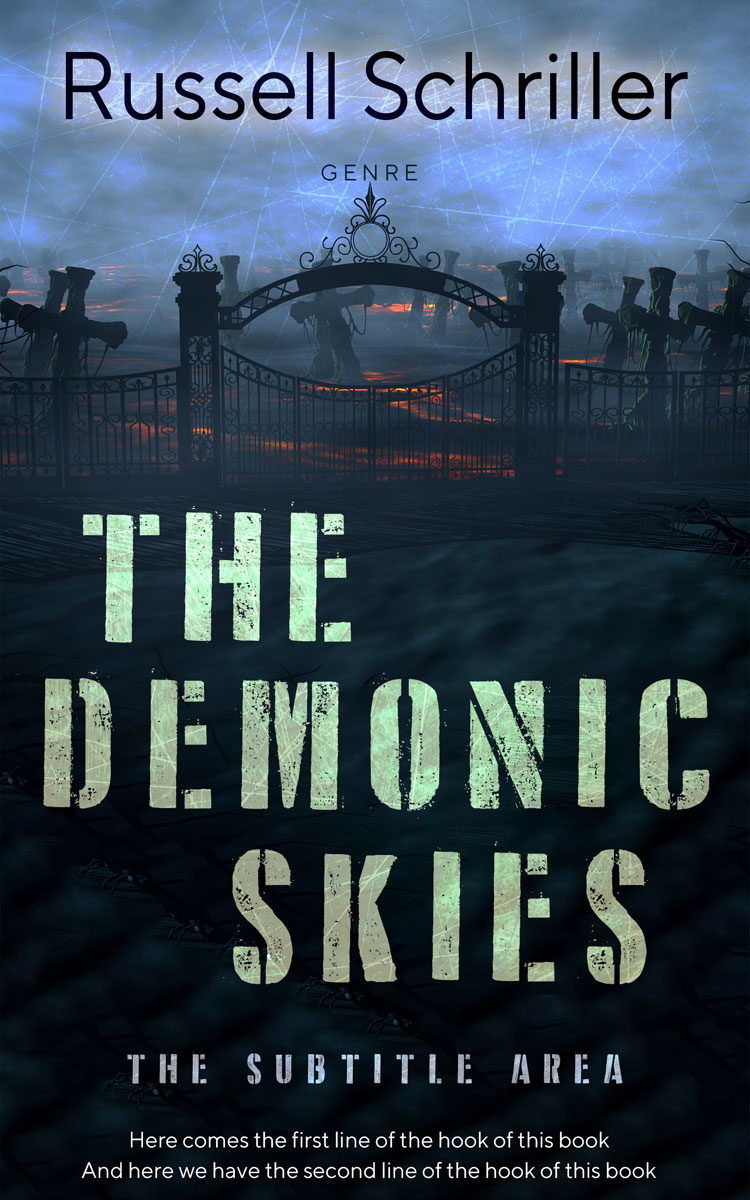 2D view of Aztec #25060 - Premade Fantasy Book Cover