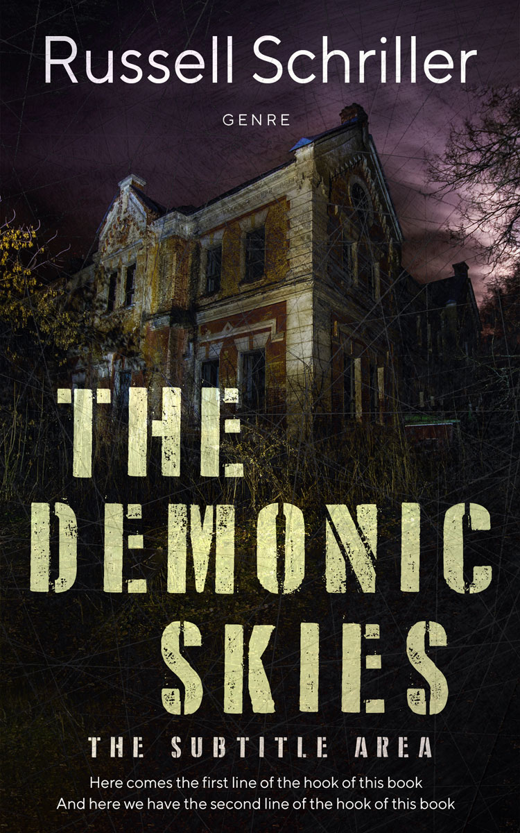 2D view of Cod Gray #25068 - Premade Mystery & Thriller & Suspense Book Cover