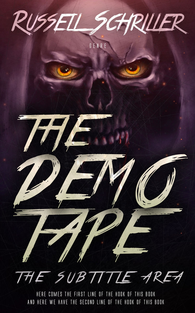 2D view of Bison Hide #25074 - Premade Horror Book Cover