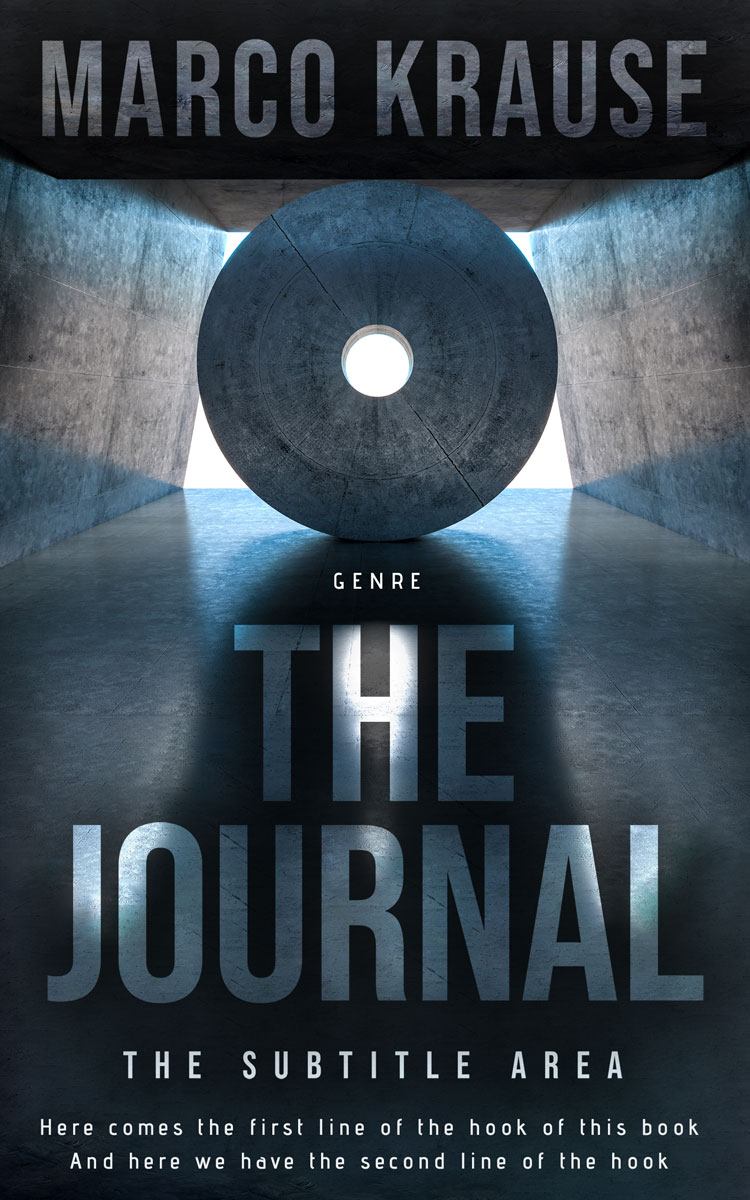 2D view of Ebony Clay #25088 - Premade Business Book Cover