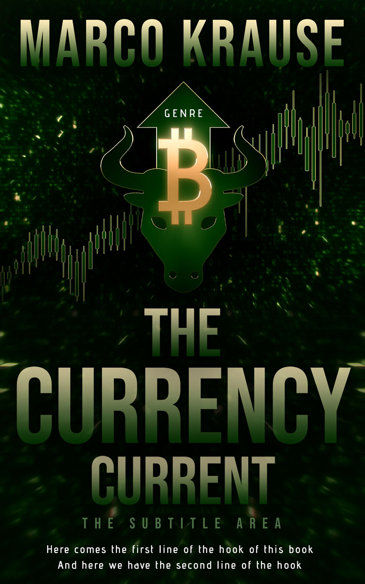 2D view of Premade Business Book Cover - Midnight Moss