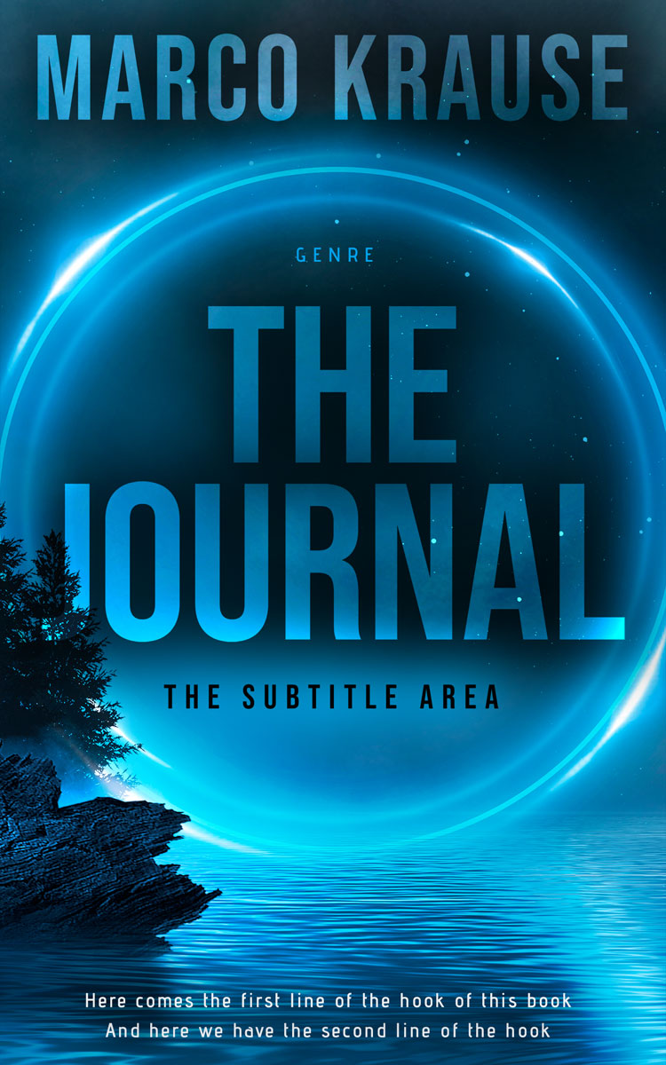 2D view of Tarawera #25093 - Premade Science Fiction Book Cover