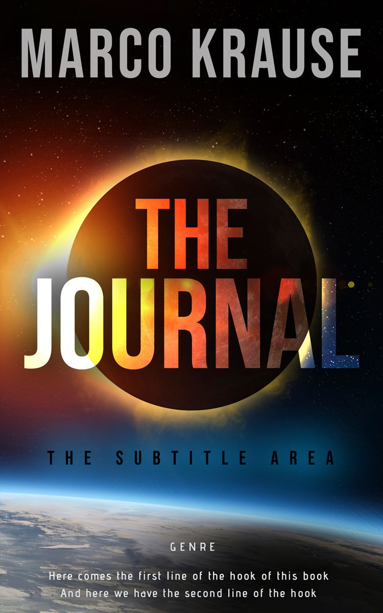 2D view of Antique Brass #25094 - Premade Science Fiction Book Cover