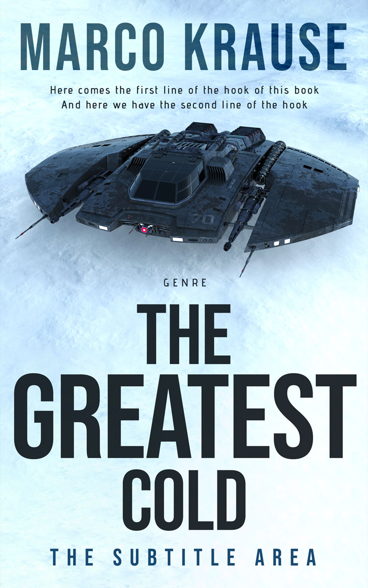 2D view of Pickled Bluewood #25095 - Premade Science Fiction Book Cover