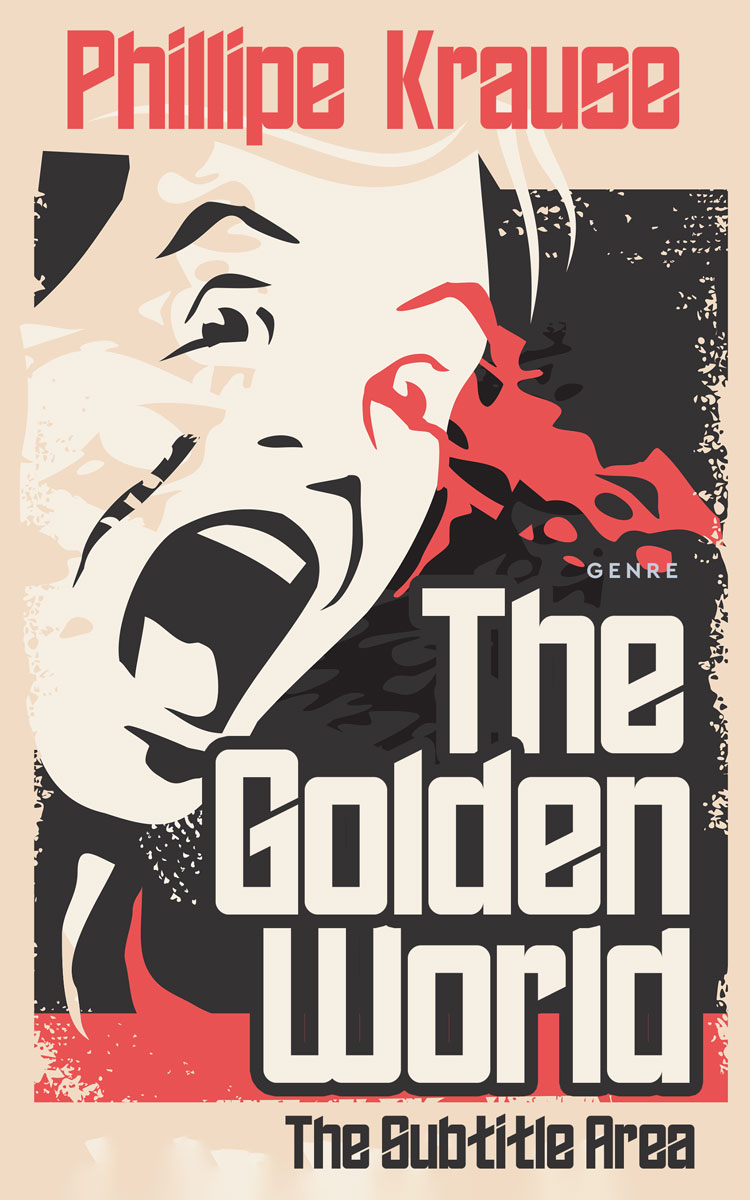 2D view of Premade Action & Adventure Book Cover - Parchment