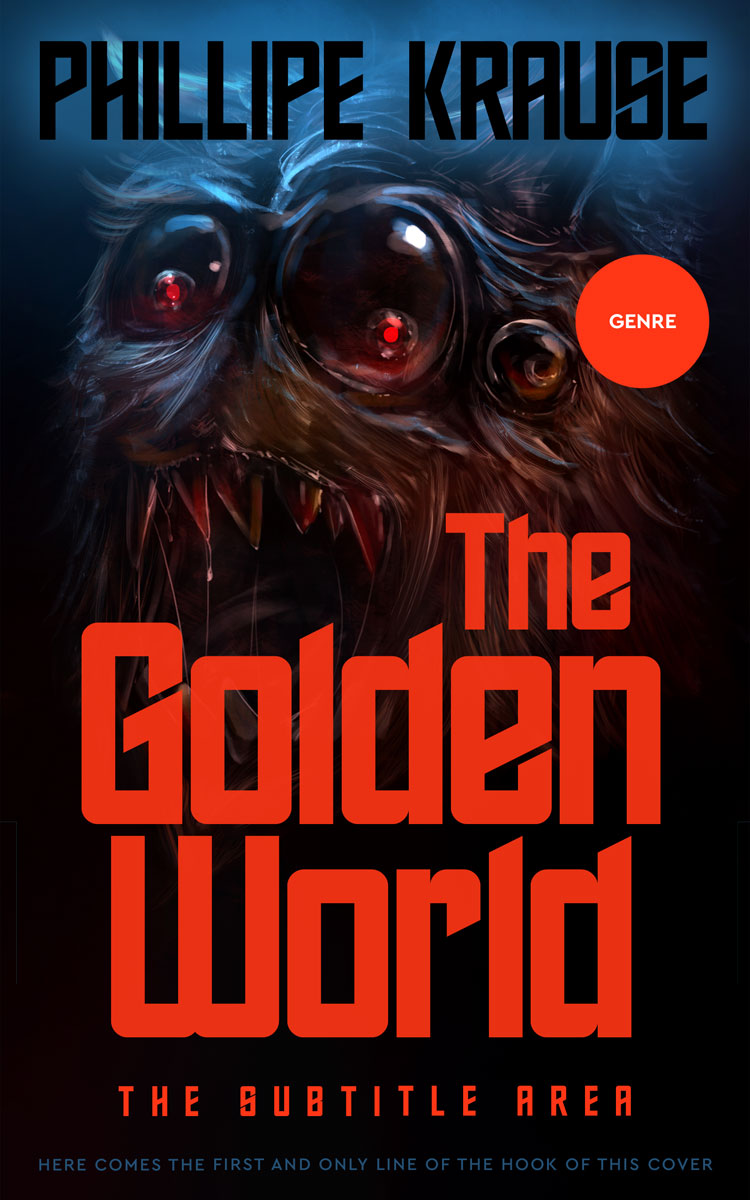 2D view of Pomegranate #25105 - Premade Horror Book Cover