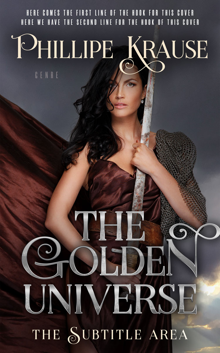 2D view of Thunder #25141 - Premade Fantasy Book Cover