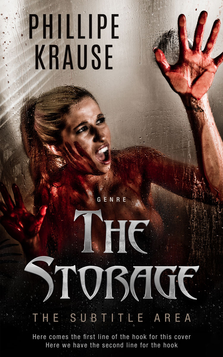 2D view of Premade Mystery & Thriller & Suspense Book Cover - Bison Hide