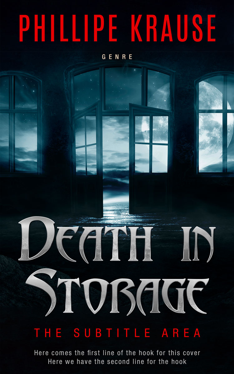 2D view of Thatch #25161 - Premade Horror Book Cover