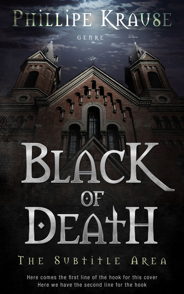 2D view of Thunder #25176 - Premade Horror Book Cover | BookCoverZone