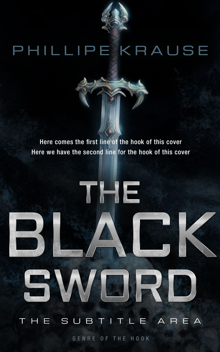 2D view of Bunker #25195 - Premade Fantasy Book Cover