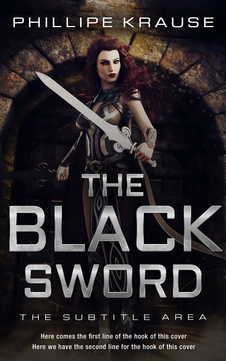 3D mockup of Thunder #25196 - Premade Fantasy Book Cover | BookCoverZone