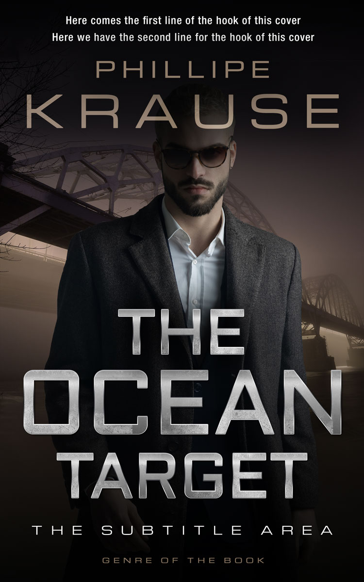 2D view of Cod Gray #25214 - Premade Mystery & Thriller & Suspense Book Cover